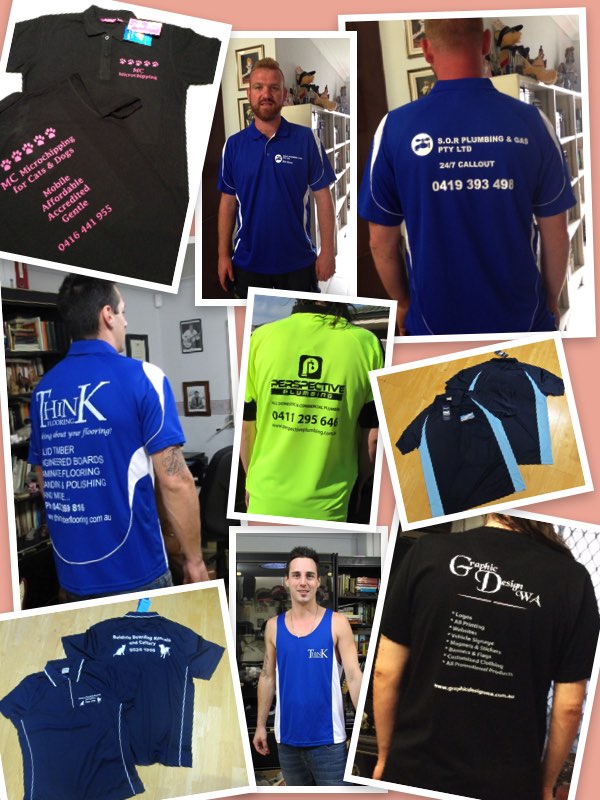 Custom Clothing - Graphic Design WA - Printing / Signage / Custom